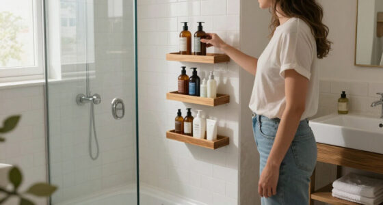 Skip Traditional Shower Curtains: Add Storage To Small Baths With A Space-Saving Alternative