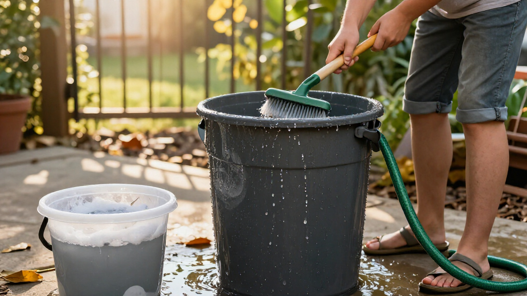Smelling Your Garbage Cans? The Underrated Trick To Give Them A Deep Clean