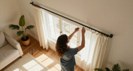 Swap Your Curtain Rod For This More Minimalistic Alternative