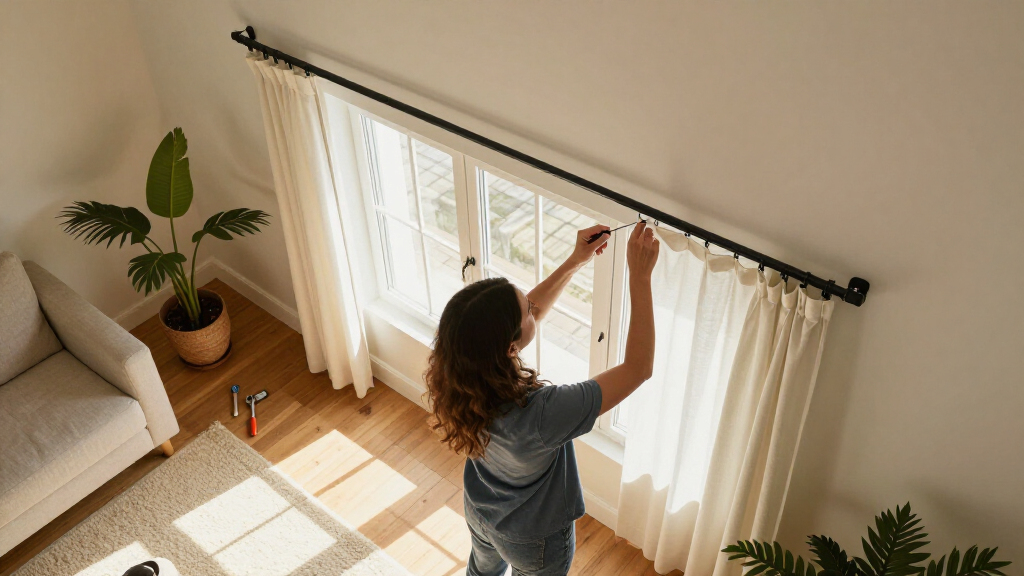 Swap Your Curtain Rod For This More Minimalistic Alternative