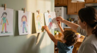There's A Cuter Way To Display Kids' Artwork Than The Fridge