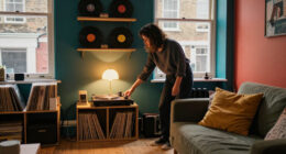 This Narrow Camden Townhouse Used To Be A Record Store — Color Has Now Transformed It, Especially In The "Atmospheric" Basement