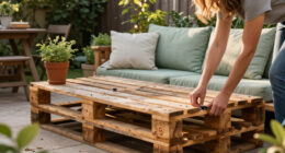 Upcycler Transforms Old Wood Pallets Into An Outdoor Oasis